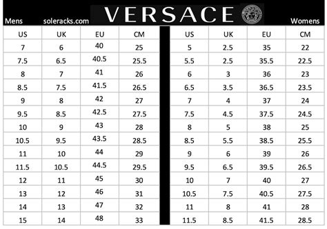 versace shoes posh|Versace shoes size chart.